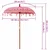 Balineški Parasol Ružičasta 185 x 185 x 260 cm