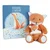 Plyšová líška s mláďatkom Fox Unicef Collection Doudou et Compagnie v darčekovom balení oranžová 25 cm od 0 mes DC3790
