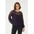 Kaffe Bluza Silja temno liila