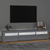 TV ormarić s LED svjetlima boja hrasta sonome 195x35x40 cm