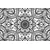 Tapeta črnobeli ornament - 245x165