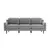 ATELIER DEL SOFA Sofa sa 3 sedišta Robin Extra 3 Fog Grey Walnut