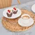 Orion Majhen bel porcelanast krožnik DECORA 15 cm