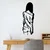 Wallity Zidna dekoracija Woman With Loose Dress, 120x29cm, Crna