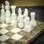 Šah Set Marble Grey & White 30 x 30 cm