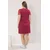 Trendyol Curve Ženska haljina Tbbss25Ah00192, Bordo