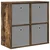 Kreveta s ladicama Dimljeni hrast 68,5 x 32 x 67 cm