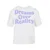 Mister Tee Majica Dreams Over Reality indigo/bela