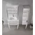 HANAH HOME Kupatilski ormarić sa umivaonikom i ogledalom (2 komada) Purus 80 344