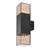 RABALUX Loanda Spoljna zidna lampa, IP54, 2xE27, 60W, Crna