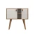 Wallity Komoda Rebecca 80x80x40cm Hrast-Bela