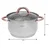 KINGHoff Kinghoff jekleni lonci 12 kosov Rosegold KH1765