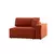 Atelier del Sofa Ugaona garnitura Pirlo 145x43x206cm Narandžasta