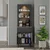 Hanah Home Ledli ormarić za kafe kutak 60 × 179 × 41,8 cm, antracit
