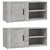 TV ormarići 2 kom Siva betona 80x31,5x36 cm konstruirano drvo