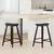 Vidaxl Jedilni stoli 2 pcs Svetlo rjava 46 x 37 x 63 cm