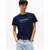 Tommy Jeans Majica mornarska/rdeča/bela