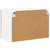 Vidaxl Stenski stekleni omarica LUCCA Star les 60 x 31 x 40 cm