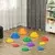 Homestar Set ravnotežnih stopnic 11 kosov 37x37x19 cm večbarvno