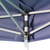 VIDAXL zložljivi šestkotni šotor Pop-Up (3.6x3.1m), temno moder