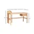 Hanah home Radni sto 130x73,5x60?cm Bež