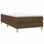 Vidaxl Box spring postelja z vzmetnico temno rjava 80x200 cm blago