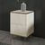HANAH HOME Noćni stočić Imaj Travertine Gold