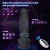 SuperLove Wriggling, Rotating & Vibrating Anal Dildo with Suction Cup & Remote Black