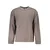 CALVIN KLEIN MEN'S BROWN ZIPLESS SWEATSHIRT