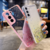 Maska za telefon Frame Glitter za iPhone 16, Roze