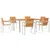 Vrtni set za objed 7 pcs