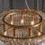 Endon 107785 - Luster na sajli 9xE14/6W/230V mesing