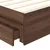 Krevet s od storage Smeđi hrast 75 x 190 cm Konstruirano drvo