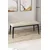 Hanah Home klupa Arwen Bench, 105 cm, krem / crna