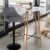 eoshop Barska miza, bela/hrast, premer 60 cm, IMAM