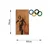 Wallity Zidna dekoracija Banksy - 14, 58x60 cm, Crna