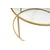 Hanah Home Klub sto Berlin 15x45x15cm Zlatni