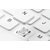 Wireless Keyboard Inphic V750B Bluetooth (White)