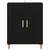 Kreveta Crni hrast 70 x 34 x 90 cm Konstruirano drvo