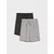 Sinsay - Kratke pantalone 2 pack Active - tamno siva