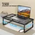 Luckpro Sto za laptop, Podesiv, Crni