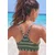 BENCH Bikini zgornji del kremna/temno zelena