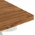 vidaXL Kvadratna jedilna miza 120 x 90 x 75 cm Masiven les akacije