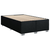 vidaXL Box spring postelja z vzmetnico črna 120x190 cm blago