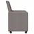 Blagovačke stolice s kotačima 2 pcs Sivo-smeđa 57 x 66 x 94 cm