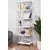 Hanah Home Polica 48x165x31cm Bela