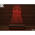 Black Cut 3D Lampa Meduza, Hladno bela