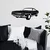 Wallity Zidna dekoracija Plymouth Barracuda 1971, 60 x 26 cm, Crna