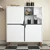Lessentiel Maison Komoda Pulse 100x115x30cm Belo-Plava