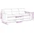 Vidaxl Trosed krem 180 cm blago